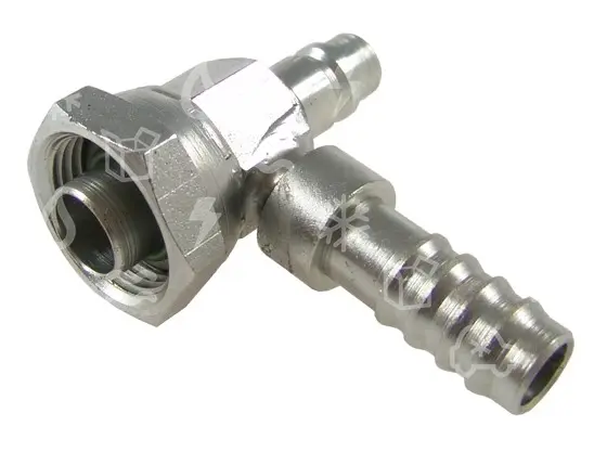 spojka 90o blok typ s pl. portem (R134a) pro hadice G10 (1/2
